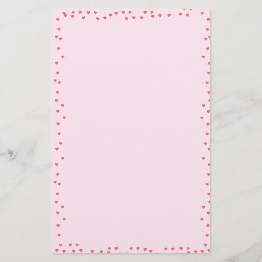 Two Balloon Hearts Valentijn Love Briefpapier (Achterkant)