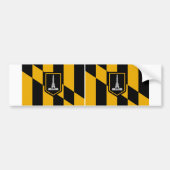 TWO Baltimore Flag Bumpersticker (Voorkant)