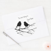Two Birds, Dit boek hoort bij Bookplate Ronde Sticker (Envelop)