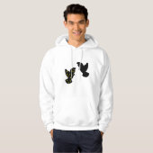 Two Birds Galaxy Sweatshirt – Spirituele identitei (Voorkant volledig)
