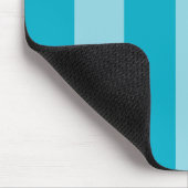 Two Blue Hues Striped Muismat (Hoek)