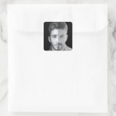 Two Brothers Legend, Kraków, Poland Myth Vierkante Sticker (Tas)