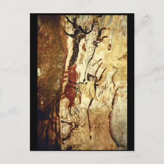 Two Bulls', Lascaux, Dordogne_Art of Antiquitous Briefkaart (Voorkant)