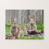 Two Bunny Rabbits Legpuzzel (Horizontaal)