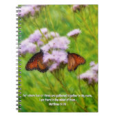 Two Butterflies Butterfly Faith Prayer Journal Notitieboek (Voorkant)