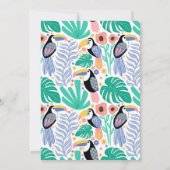 Two-can (Toucan) Tropische Verjaardag Kaart (Achterkant)