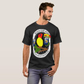 Two Cans Are Better Than One Funny Toucan Beer T-shirt (Voorkant volledig)