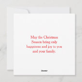 Two Cardinals Feestdagenkaart (Achterkant)