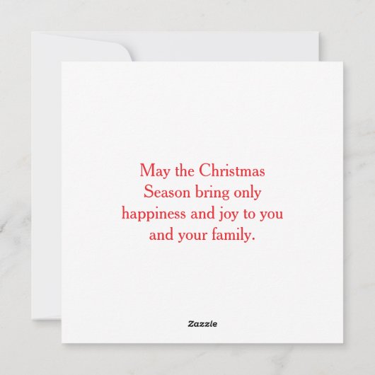 Two Cardinals Feestdagenkaart (Achterkant)