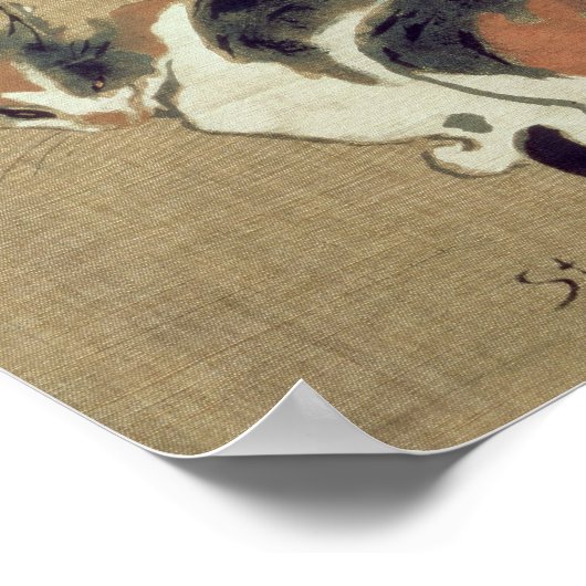 Two Cats, 1894 Poster (Hoek)