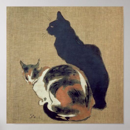 Two Cats, 1894 Poster (Voorkant)