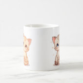 Two Cats Ceramic Mug Koffiemok (Center)