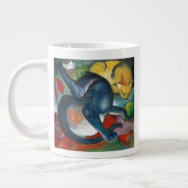 Two Cats, Franz Marc 1912 Grote Koffiekop
