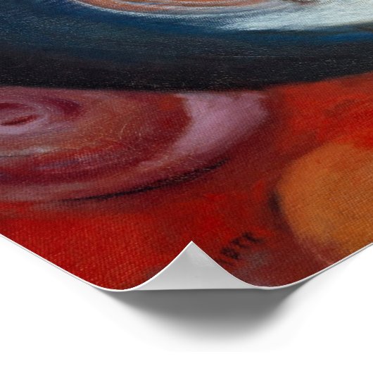 Two Cats, Franz Marc 1912 Poster (Hoek)