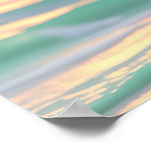 "Two Chairs By The Sea" Poster (Hoek)