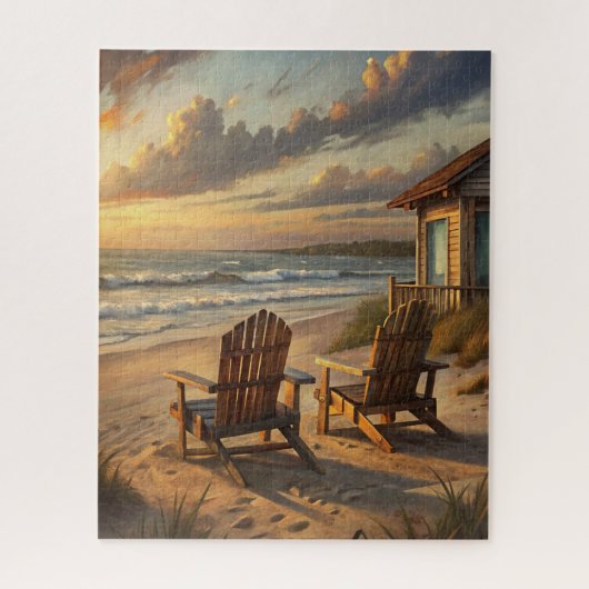 Two Chairs on a Beach Legpuzzel (Verticaal)