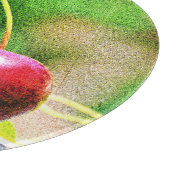 "Two Cherries Fruit" Cute Photo. Bestel nu Snijplank (Hoek)