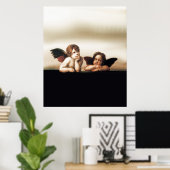 Two Cherub Angels Poster (Thuiskantoor)