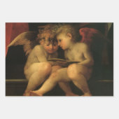 Two Cherubs Reading by Rosso Fiorentino, Angels Inpakpapier Vel (Voorkant)