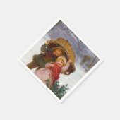 Two children in the snow by Frederick Morgan Servet (Hoek)