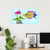 Two Colourful Fish Poster (Thuiskantoor)