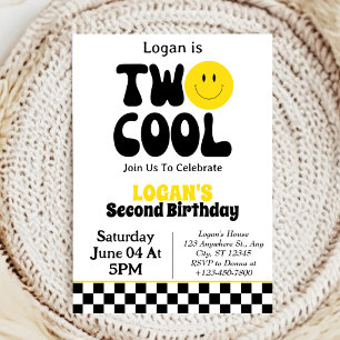 Two Cool Boy 2de verjaardagsfeestje Kaart