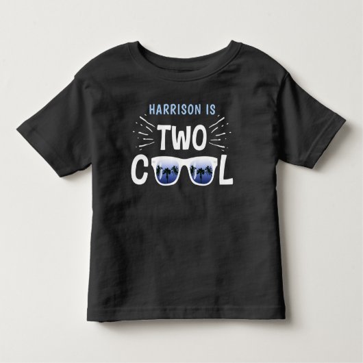 Two Cool Boys 2de verjaardag Kinder Shirts (Voorkant)