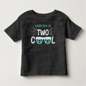 Two Cool Boys 2e verjaardag Kinder Shirts (Voorkant)
