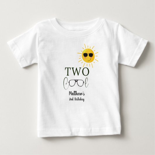 Two Cool Sunglass 2e verjaardag eenvoudig (Voorkant)