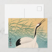 Two Cranes, 1936 by Ohara Koson Briefkaart (Voorkant / Achterkant)