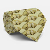 Two Cranes Fan Stropdas (Opgerold)