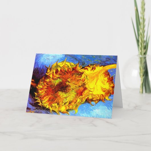 Two Cut Sunflowers Van Gogh (Voorkant)