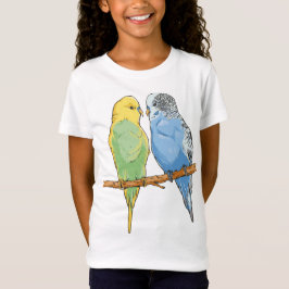 Two cute blue and green Budgies T-shirt