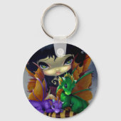 "Two Cute Dragonlings"-Sleutelhanger Sleutelhanger (Voorkant)