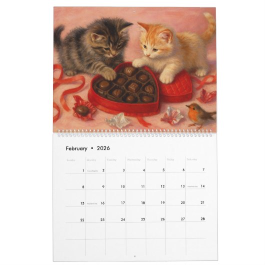 Two Cute Kittens Kalender (Feb 2026)