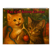 Two Cute Kittens Kalender (Hoes)