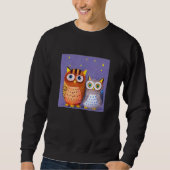 Two cute Owls Trui (Voorkant)