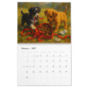 Two Cute Puppies Calendar Kalender (Feb 2027)