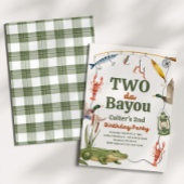 Two Da Bayou Birthday Invitation Kaart