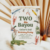 Two Da Bayou Birthday Invitation Kaart