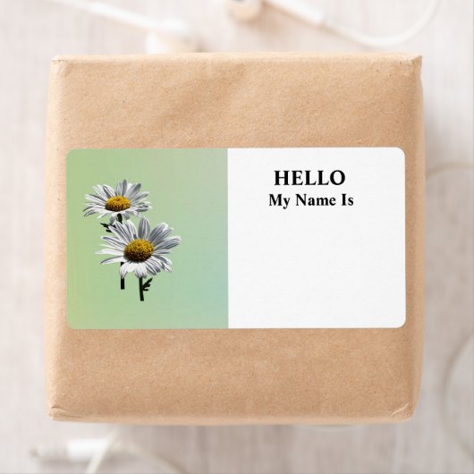 Two Daisies in Sunshine Etiket (Insitu)