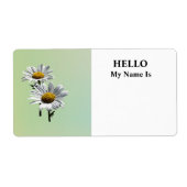 Two Daisies in Sunshine Etiket (Voorkant)