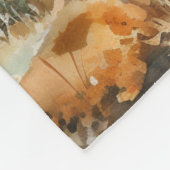 Two Deer Fleece Deken (Hoek)