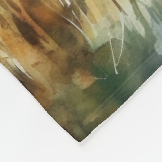 Two Deer Fleece Deken (Hoek)