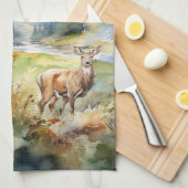 Two Deer Theedoek (Quarter Fold)