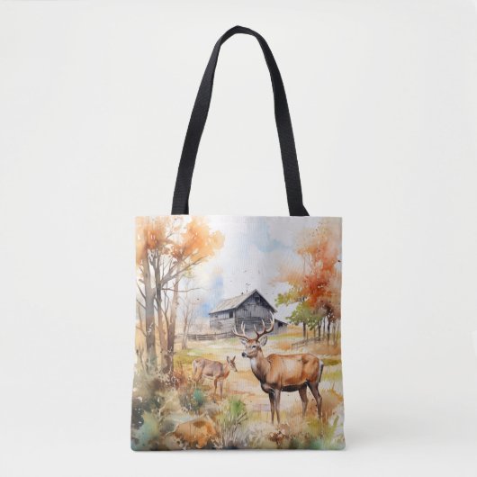 Two Deer Tote Bag (Voorkant)