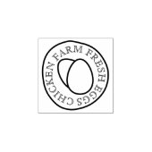 Two Double Egg Couple | Cute Food-Themed Rubberstempel (Afrduk)