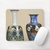 Two Doulton vases by Eliza Simmance, c.1880 Muismat (Met muis)