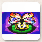 Two Doves spring Bier Onderzetter (Voorkant)