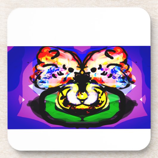 Two Doves spring Bier Onderzetter (Voorkant)